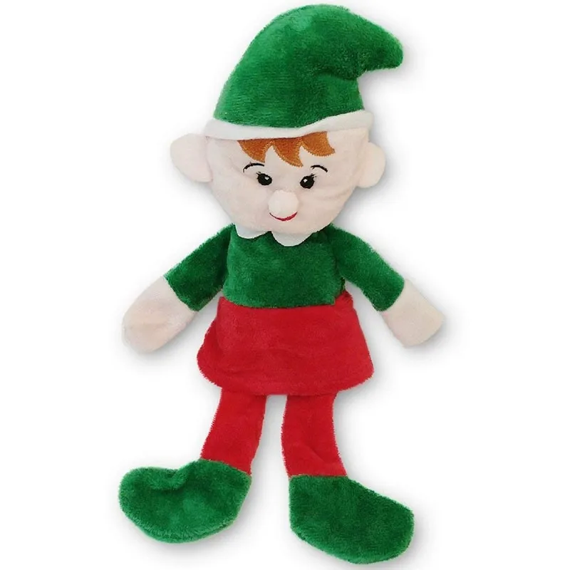 Xmas Decoration Cartoon Cute Soft Christmas Elf Plush Elf Boy Doll ...