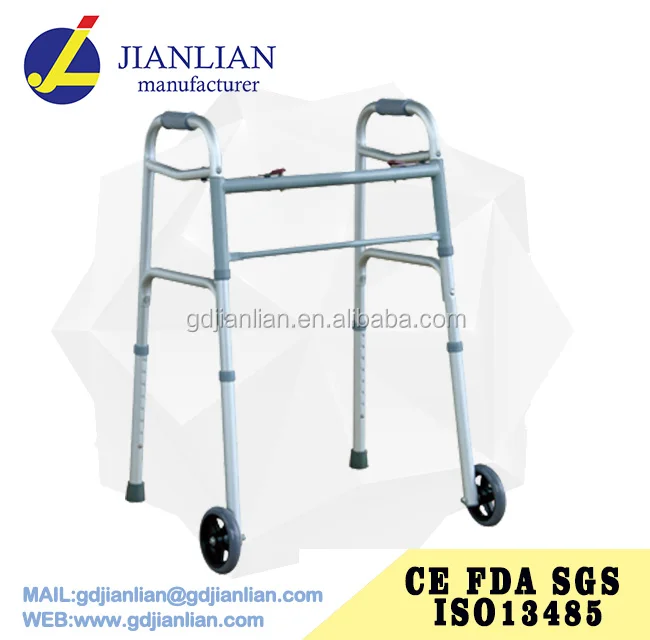 Jl Handicapped Orthopedic Walker With Wheel Buy Handicapped Walker