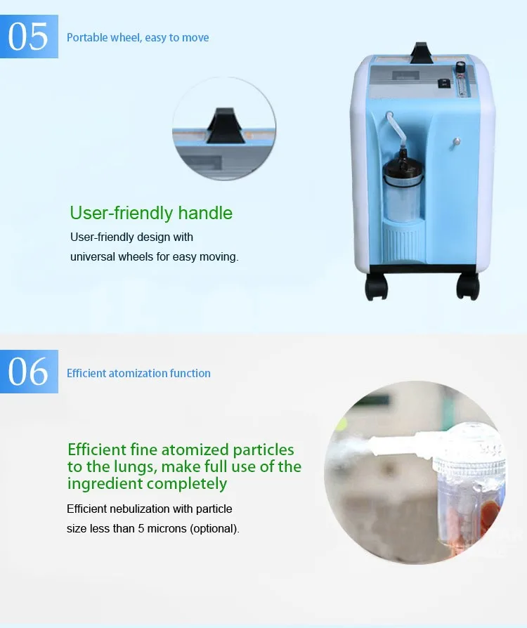 New Design Oxygen Concentrator 10l Portable Household Oxygen Generator