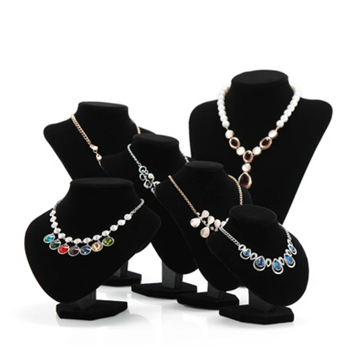High Quality Jewelry Display Bust Necklace Stand Supplier Buy Black