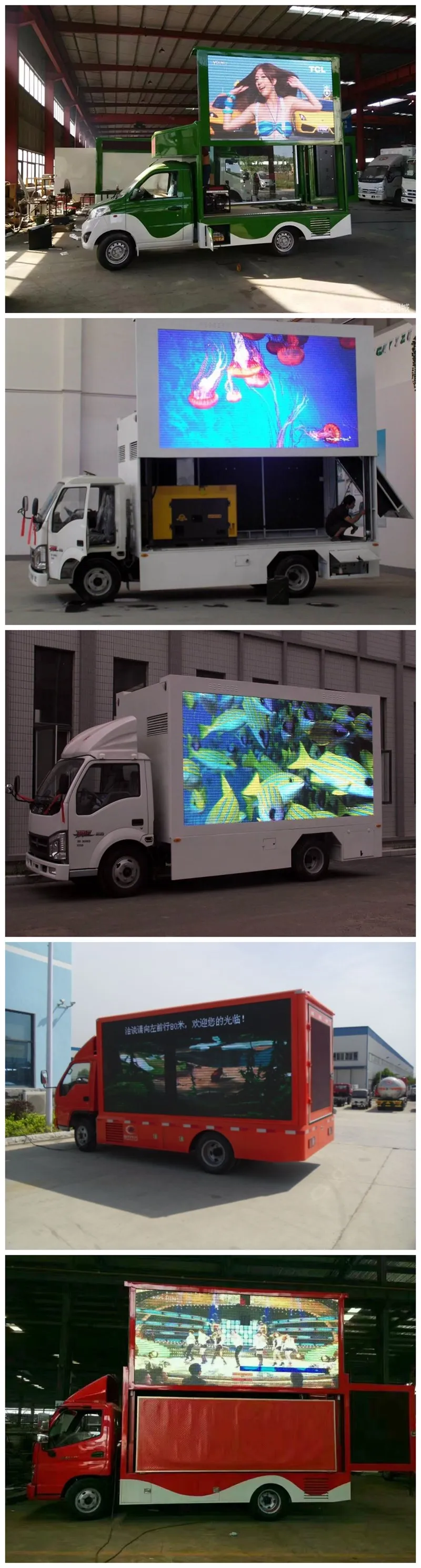 Outdoor Led  Mobile  Advertising Billboard  Truck For Sale  