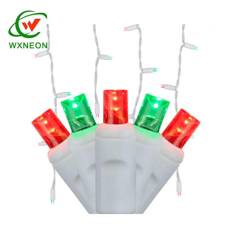 Red and Green IP65 5mm 70led Icicle Light for House Decoration