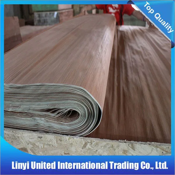 engineered teak wood veneer 8*2ft for Turkey