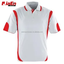 camisetas deportivas rojo y blanco