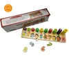 Wooden abacus stack block puzzle board number game learning math toys enlightenment Children's educational wooden toys for kids