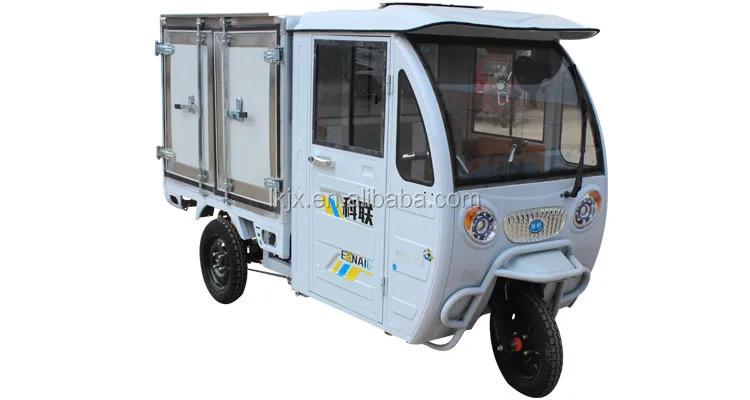 New Design Electric Ice Cream Tricycle With Insulated Insulation Box 