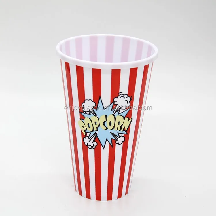 Reusable Pp Plastic Custom Popcorn Bucket Container 1l Buy Custom