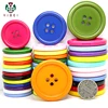 Wholesales Full Size Colorful 4 Holes Sewing e thin edge Resin Plastic Buttons for overcoat shirt DIY