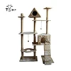 Wholesale Indoor Big Size Cardboard Cat Post Scratcher Tree With Rope