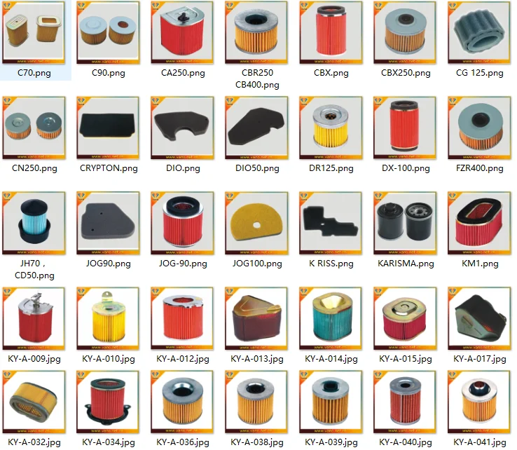 Factory price Wave 100 motorcycle spare part motorcycle air filter