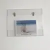 Clear Wall Sign Holder with Hook and Loop Adhesive