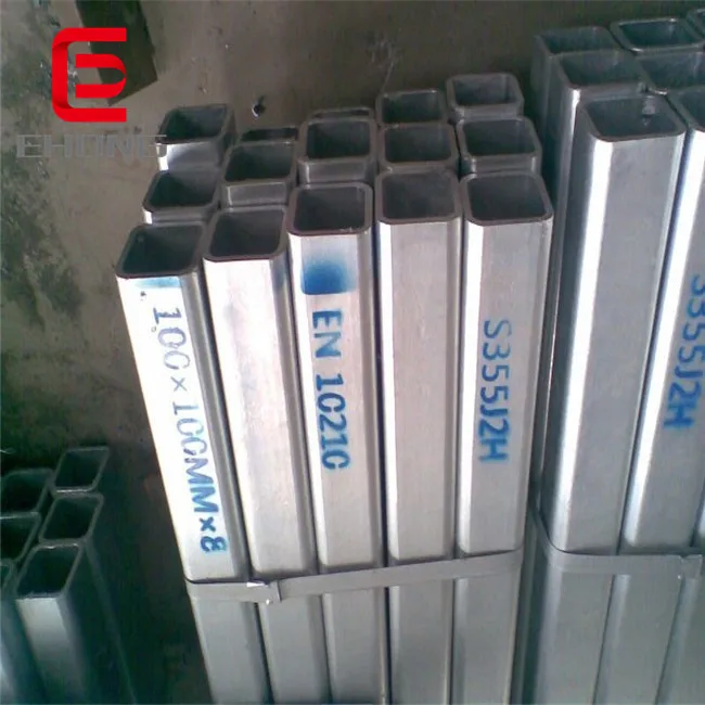 Bs1387 Standard ! India Pre Galvanized Square Tube / Hot Dip Galvanized