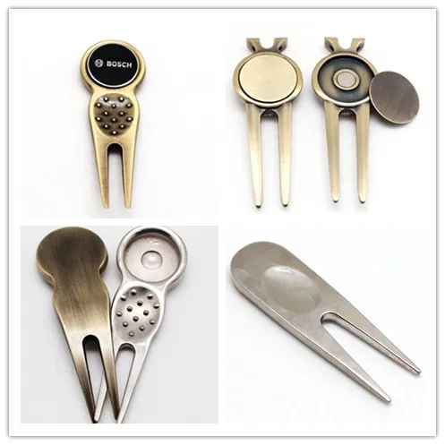 Custom Bulk Blank Golf Divot Repair Tools with Ball Marker