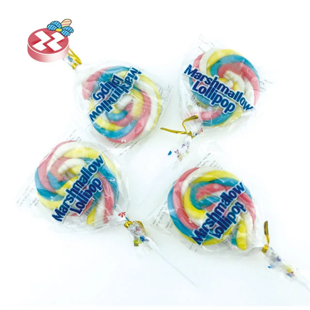 11g Big Size Twisted Marshmallow Lollipop In Box Buy Twisted Marshmallow Lollipop,Mix Fruit