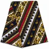 Printed pattern 100% cotton material wax hollandais African wax prints fabric 6 yards V723