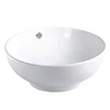 Sanitary ware bathroom decorated cheap price bowl shaped deep ceramic basin