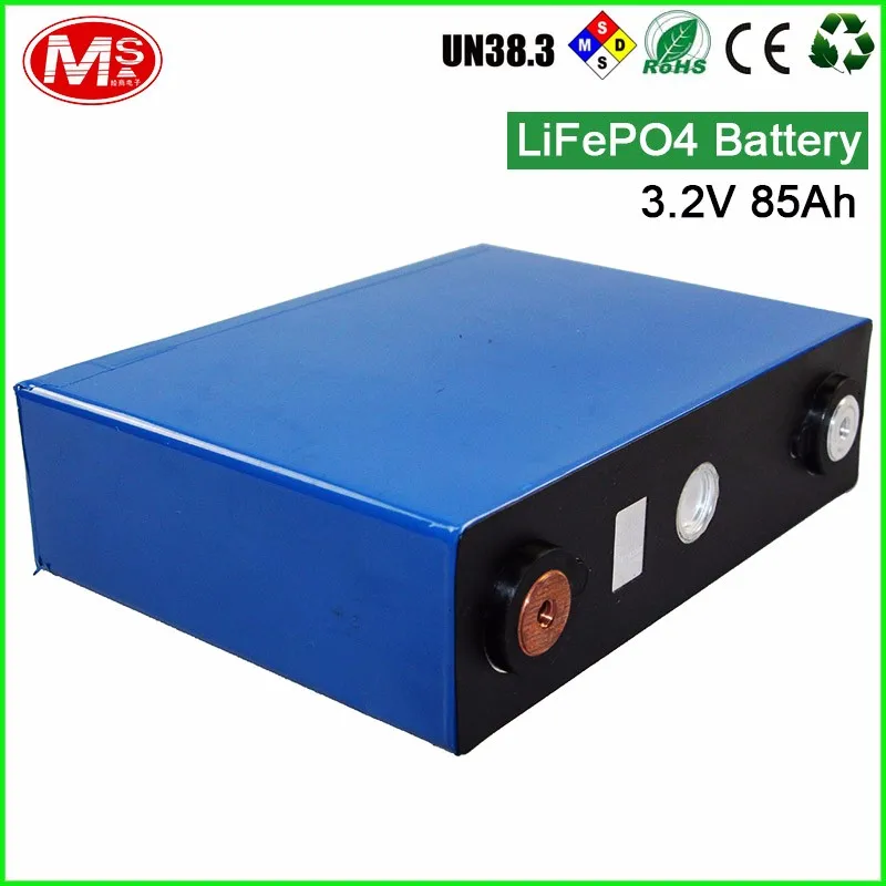 In Stock! Solar batteries 3.2V 85Ah LiFePO4 battery cell for replace lead acid battery