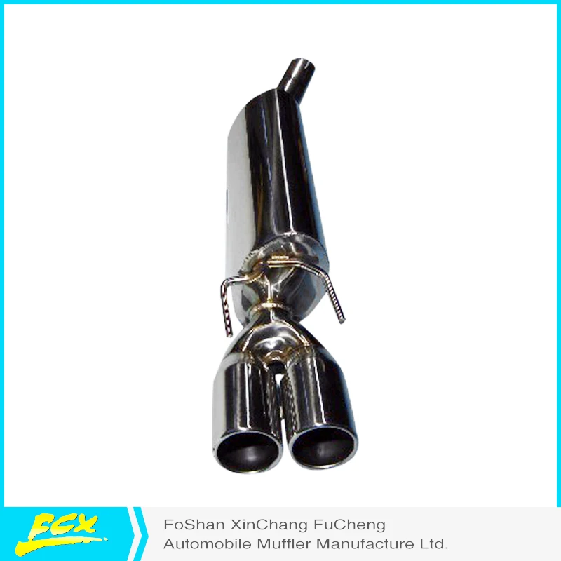 End Muffler For Car Exhaust System 201ss And Polished End Muffler Fcx