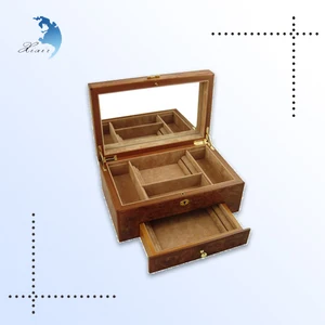 supply custom design wooden jewelry packing box for jeweler