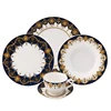 Factory Price Luxury Design Dinnerware for Household 20pcs Fine Porcelain Dinner Set