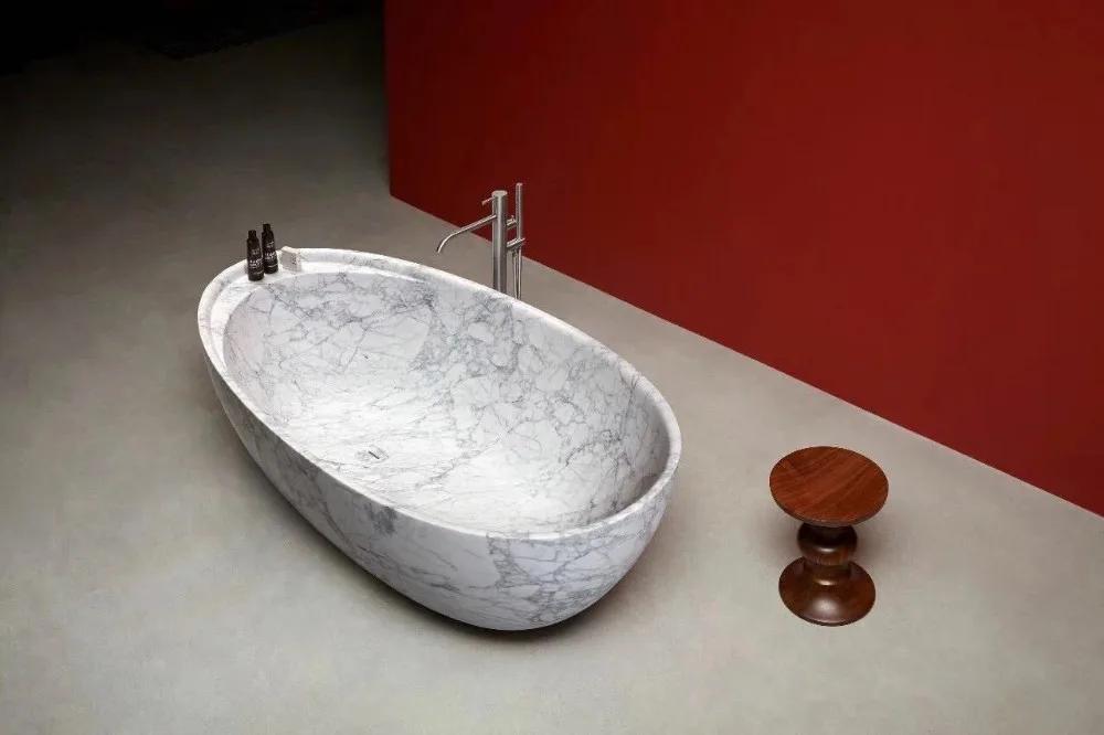 天然120x70 arabescato 大理石浴缸浴室,独立石头浴缸价格成人