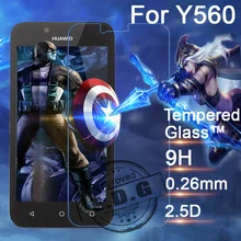 0.26mm 9H Explosion Proof Anti scratch LCD Tempered Glass Film For Huawei Y5C Y560 Screen Protector Film