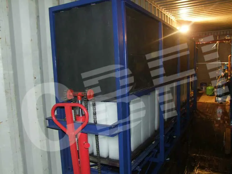 5 tons industrial automatic block ice making machines produce ice for drinks