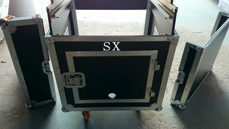 10U Rack Mount Computer Case with Mixer Slant Top, Back Door - Ideal ...