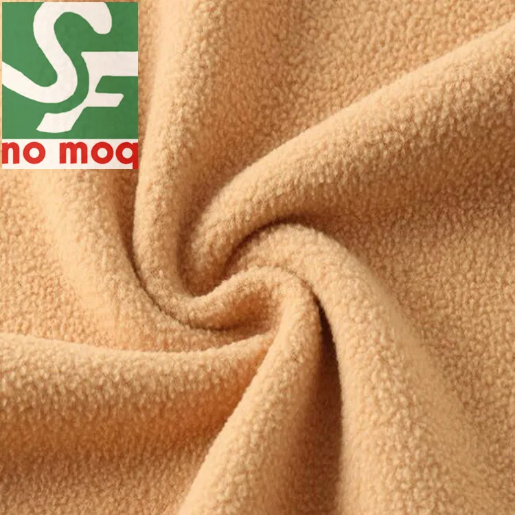 High Pile Fleece Fabric Yard Fleece Lining Fabric With Different Types