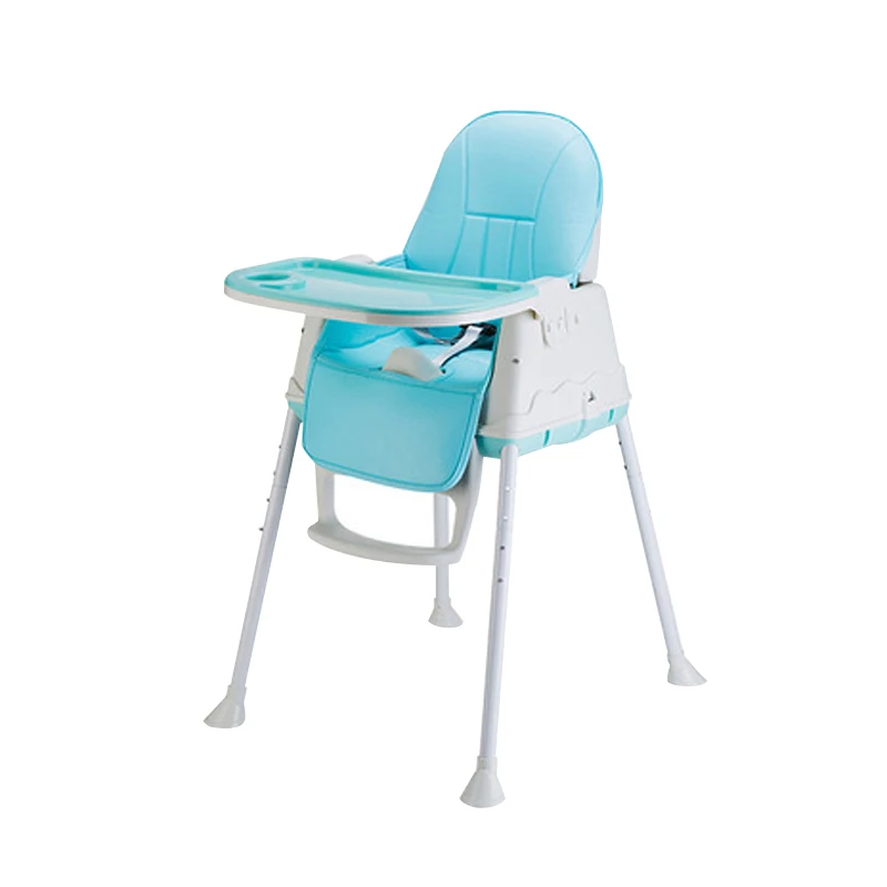 Portable Easy Moving Foldable Plastic Baby High Chair Baby Feeding