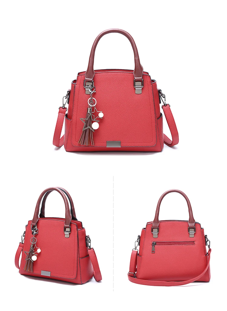 High Quality Fashion Multicolor Leather Elegance Ladies Handbag ...