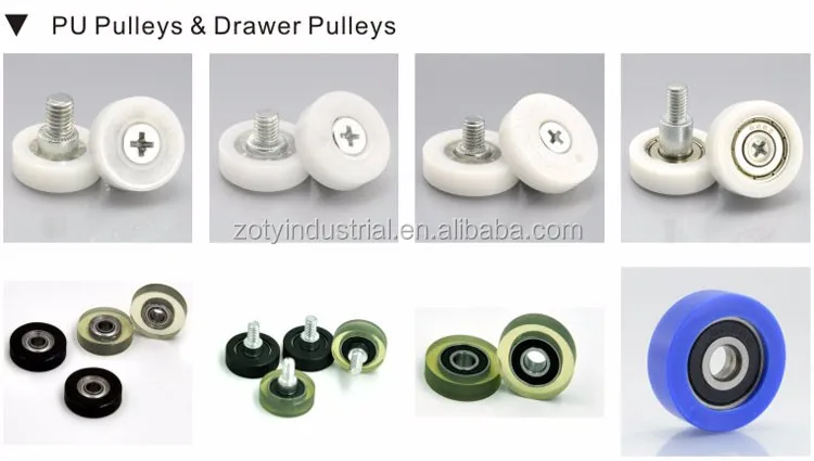 Professional DR22-C1L4M6 Drawer Rollers Heavy Duty