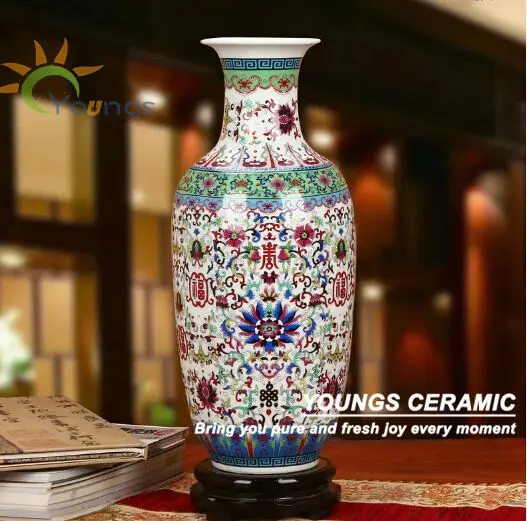 Beautiful Big Ceramic Pottery Flower Vases For Interior Design