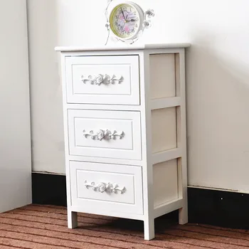 Customize Living Room Cabinet Rural Receive Ark Bedside Table 3 Tiers Drawers Rose Handles Buy Living Room Cabinet Receive Ark Customize Cabinet