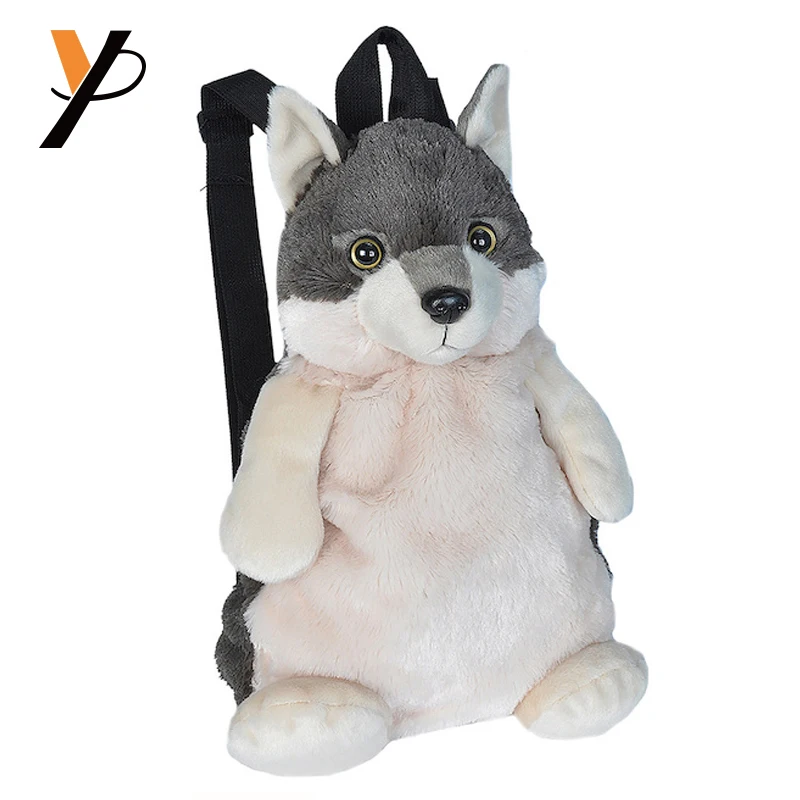 plush dog backpack