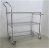 Complete production line custom made steel chrome or stainless steel wire shelf / rack