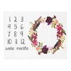 Baby Newborn Milestone Blanket Photo Background Perfect for Boys or Girls Photography Monthly Growth Blanket