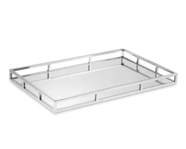 rectangle mirror tray