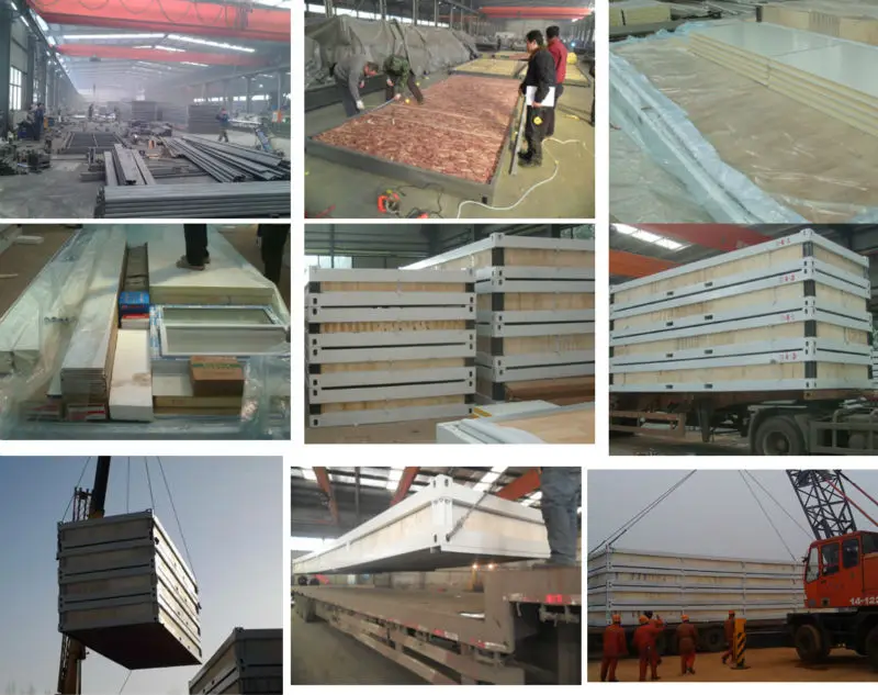 CONTAINER China flat pack prefabricate sandwich panel house 2020