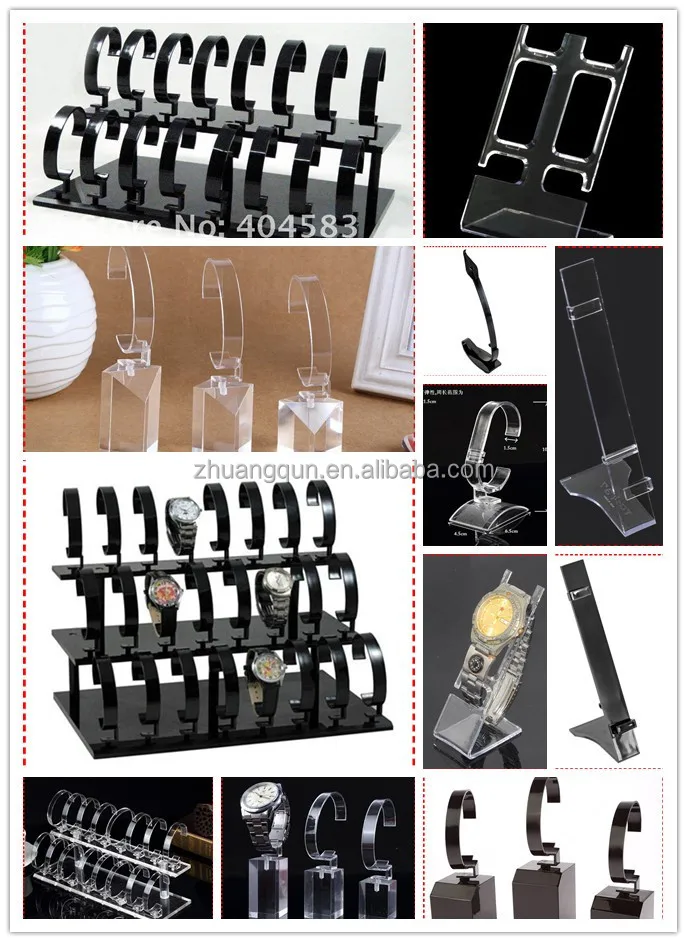 High Quality 24 Slots Unique Acrylic Watch Storage Display Stand Rack