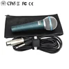 High Quality low Price Professional Super SM58 Beta 58A wired Microphone with Sim Card for KTV Karaoke Use