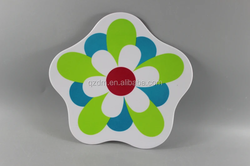 Flower Shaped Melamine Dinner Plate
