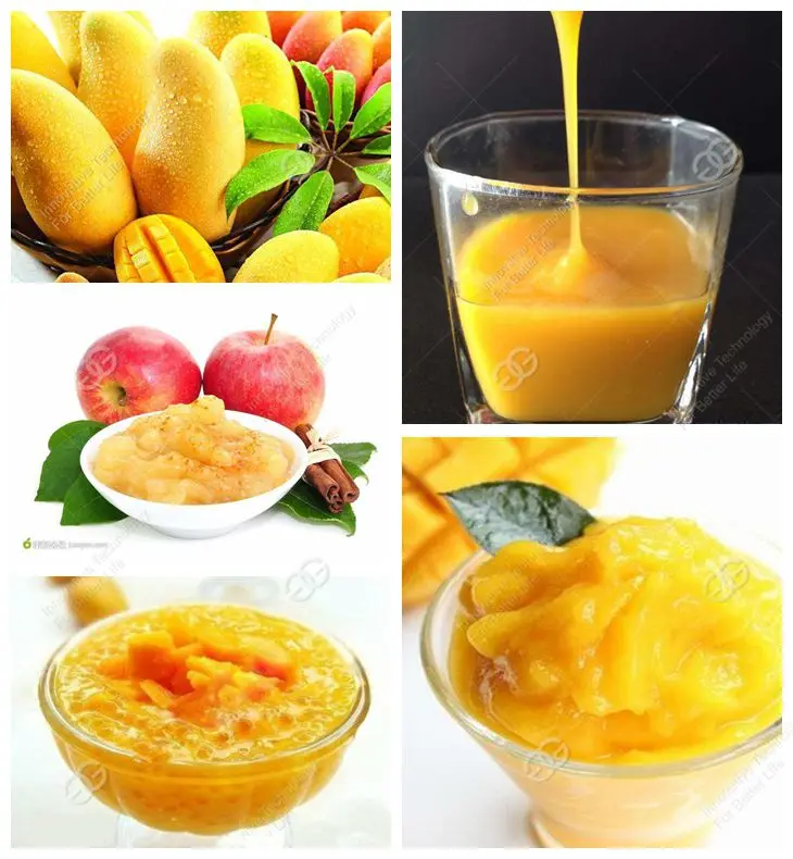 Commercial Used Mango Juice Production Line Banana Pulping Maker Fruit