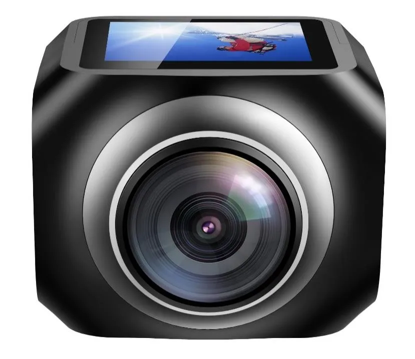 4k Ultra Hd Action Camera 360 Degree View Angle Waterproof Wifi Action