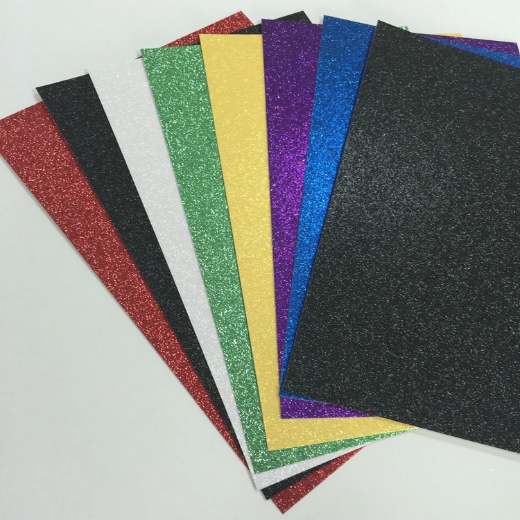 China Factory Suppliers Assorted Glitter Cardstock Paper A4 250 Gsm