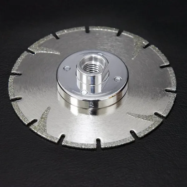 115 Mm Electroplated M14 Blade Groove Marble Diamond Cutting Blade For