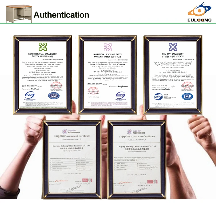 2018 New Modern Steel I-shape  Office PC Table Design Photos