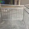 304/316 Stainless steel stair handrail /outdoor deck balustrade/protective guard baluster/external porch balcony railings inox