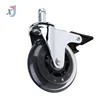 3 Inch PU Transparent Roller Office Chair Castor for Furniture Type caster replacement with brake