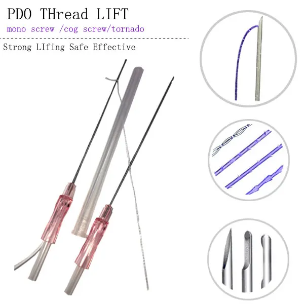 Silhouette thread lift 19g 50mm nose lift thread apto pdo face lift thread